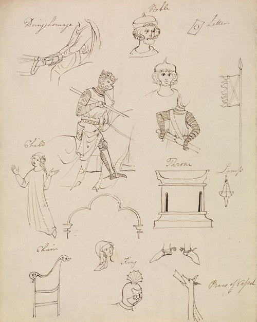 Figure Studies for Medieval Noble Life – MuseumPrints