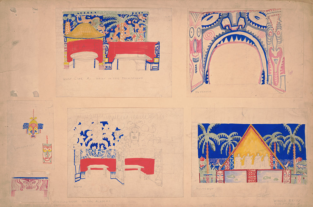 Designs for Alamac Hotel Congo Room, 71st and Broadway, New York, Ny ...