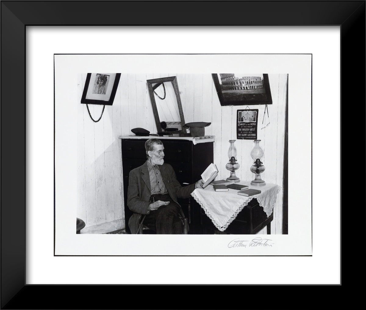 Postmaster Brown, Old Rag, Virginia by Arthur Rothstein – MuseumPrints
